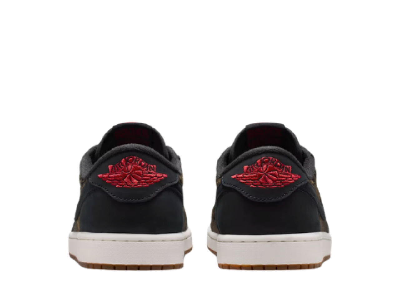 Air Jordan 1 Retro Low OG Laser Black University Red - photo 3