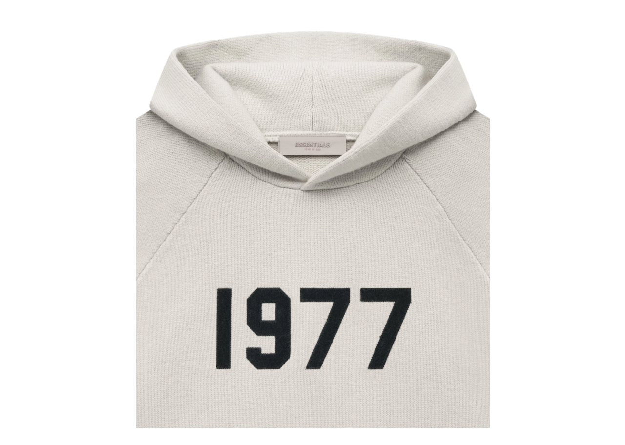 Fear of God Essentials 1977 Knit Hoodie Wheat - photo 3