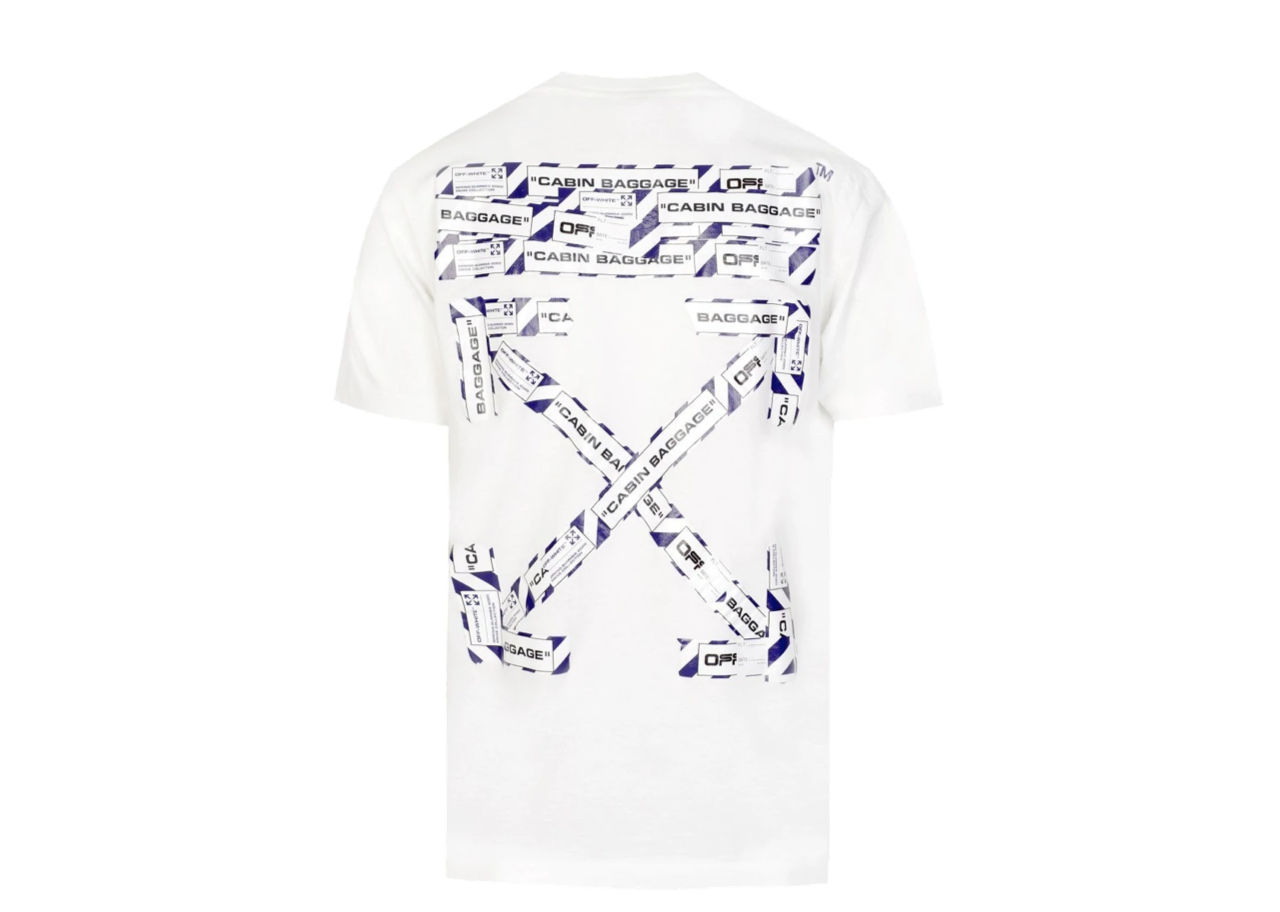 Off-White Oversized Fit Airport Tape T-shirt White
