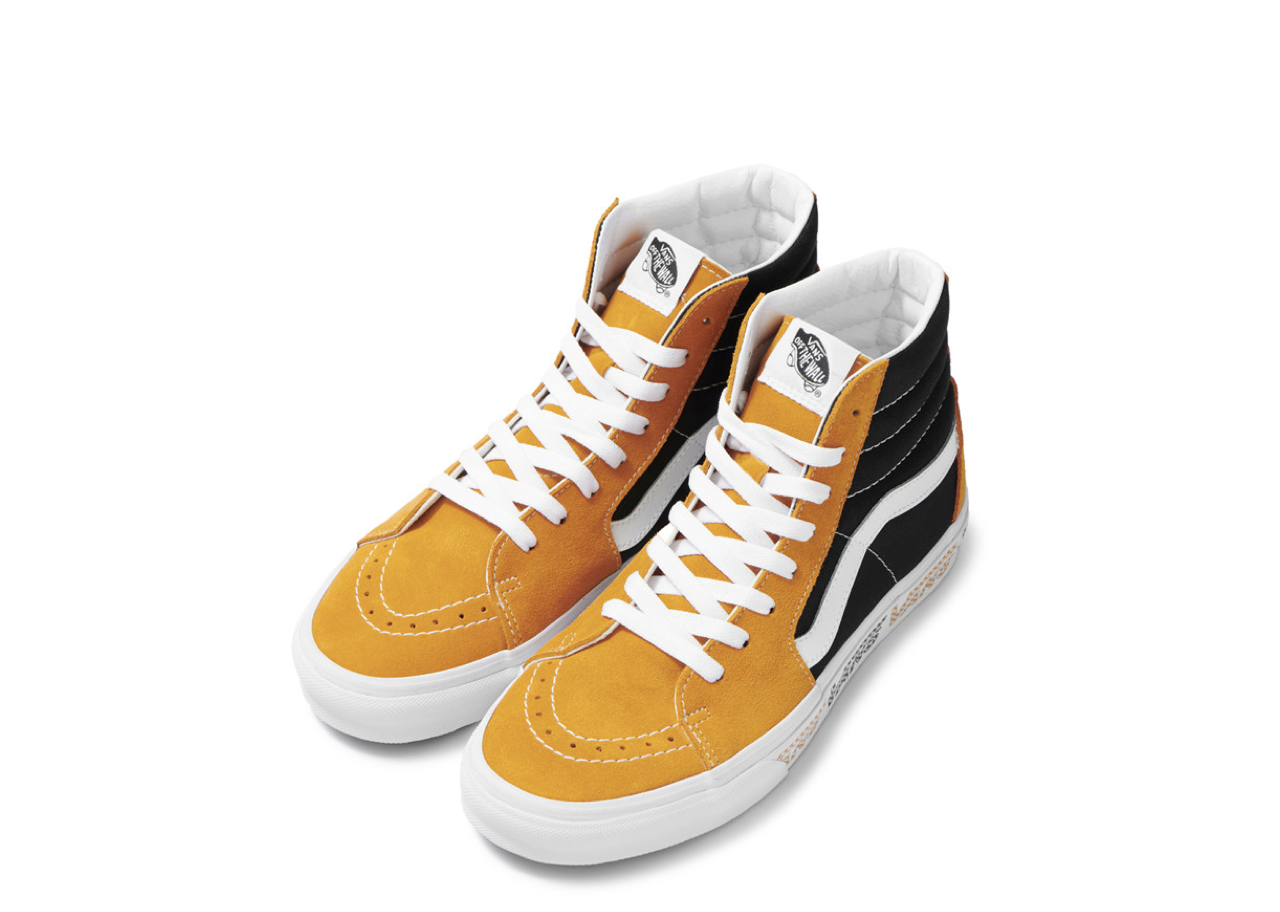 Vans Sk8-Hi Sidewall Check Sunflower - photo 2