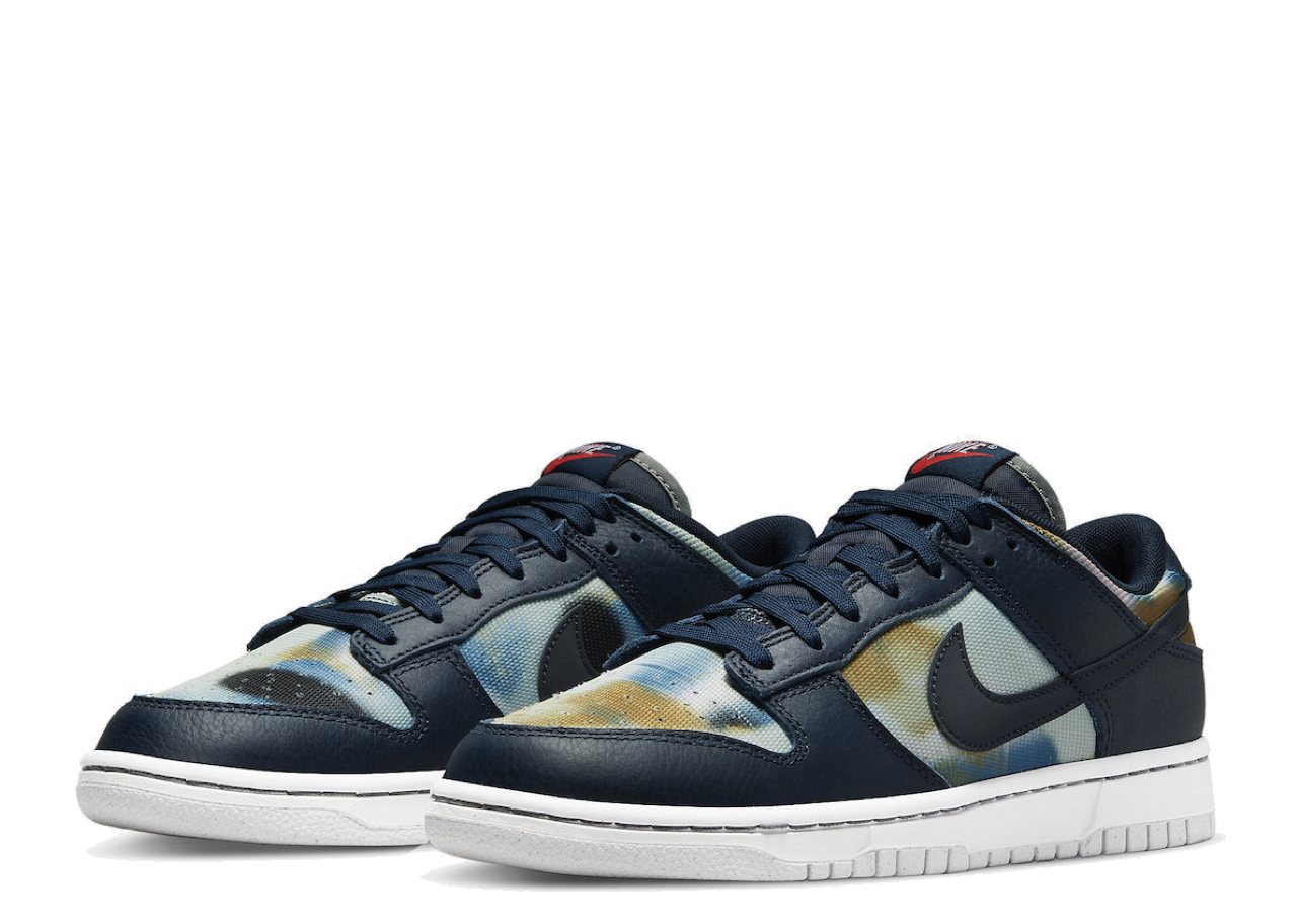 Nike Dunk Low Graffiti Navy (Grade School) - photo 2