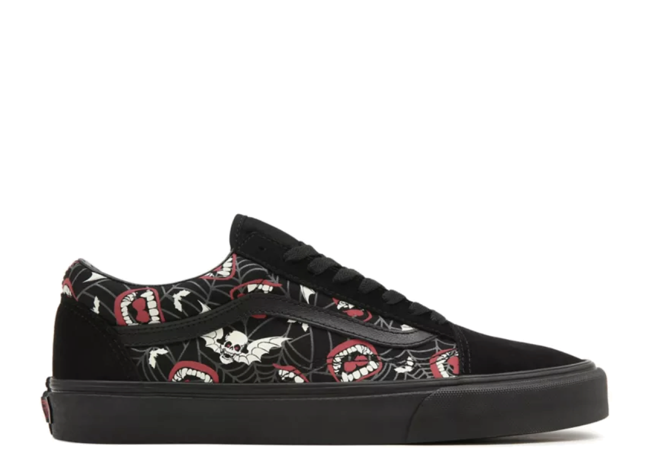 Vans OId Skool Glow Frights Black