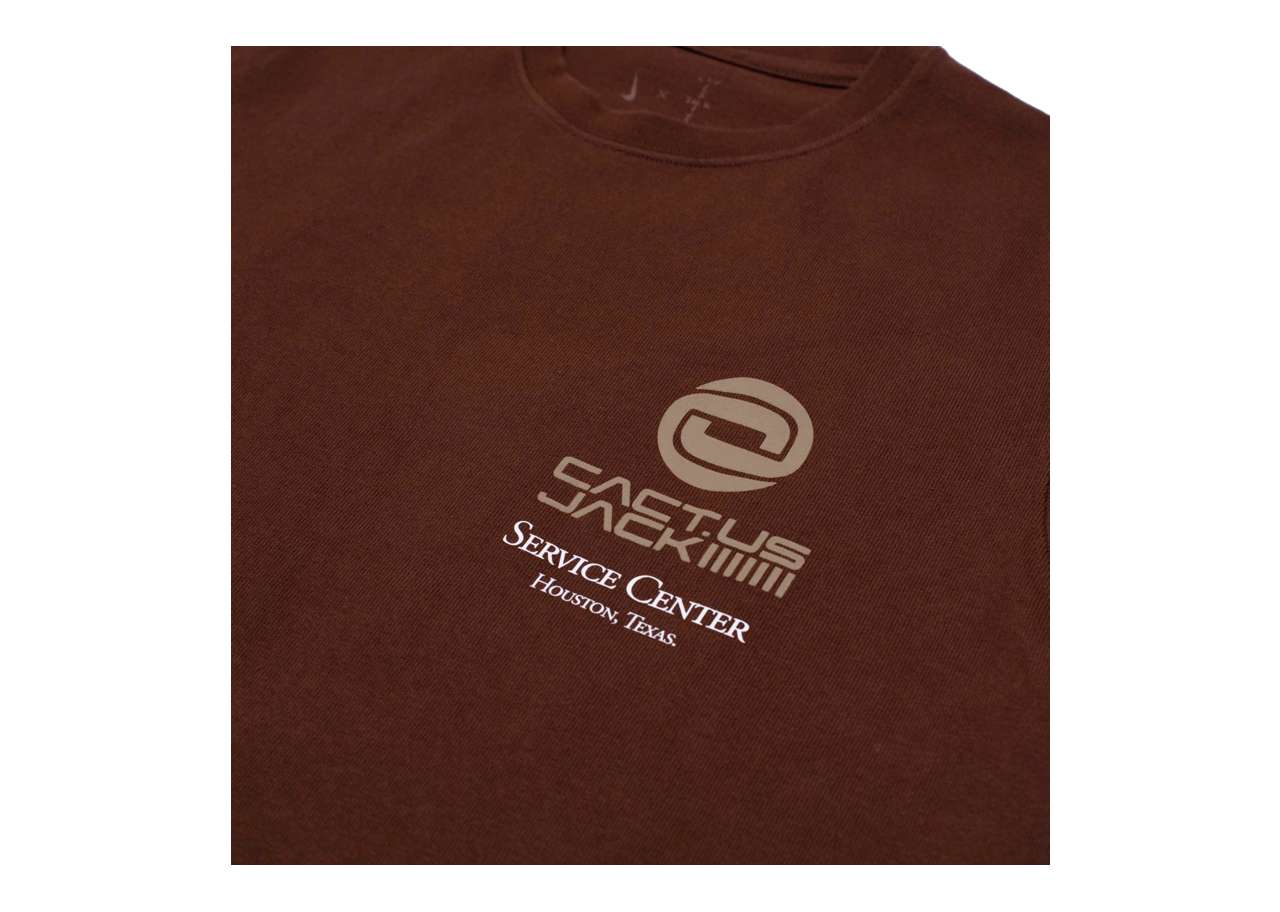 Travis Scott CACT.US CORP x Nike NRG BH T-shirt Brown (Asia Sizing) (Unisex) - photo 3