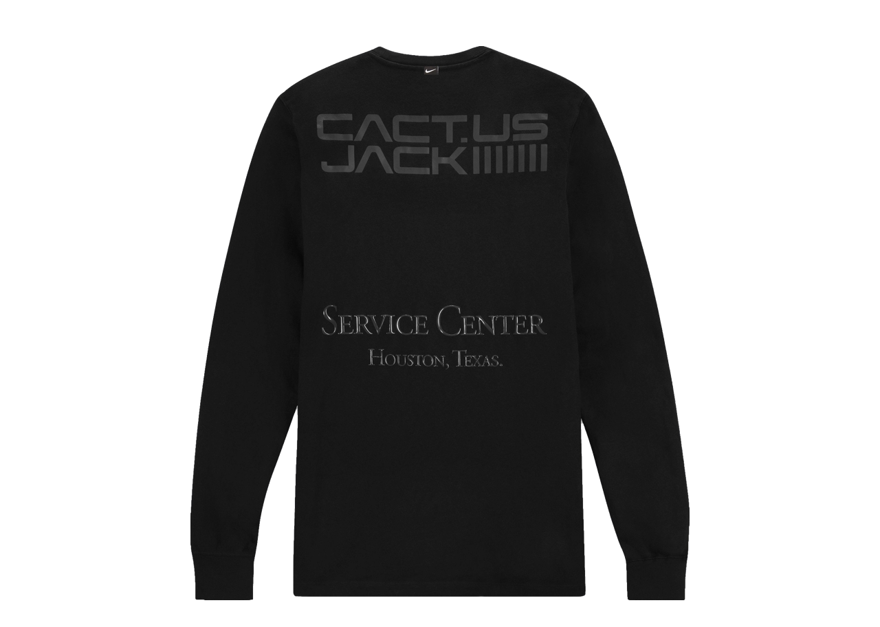 Travis Scott CACT.US CORP x Nike NRG BH LS T-shirt Black (Asia Sizing) (Unisex) - photo 2