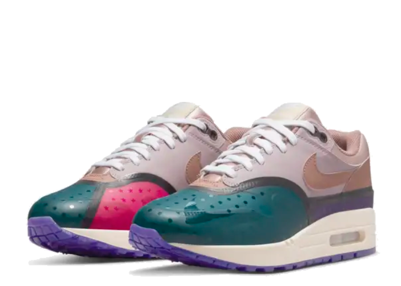 Nike Air Max 1 Premium Plum Fog Fossil Rose (Women's) - photo 2