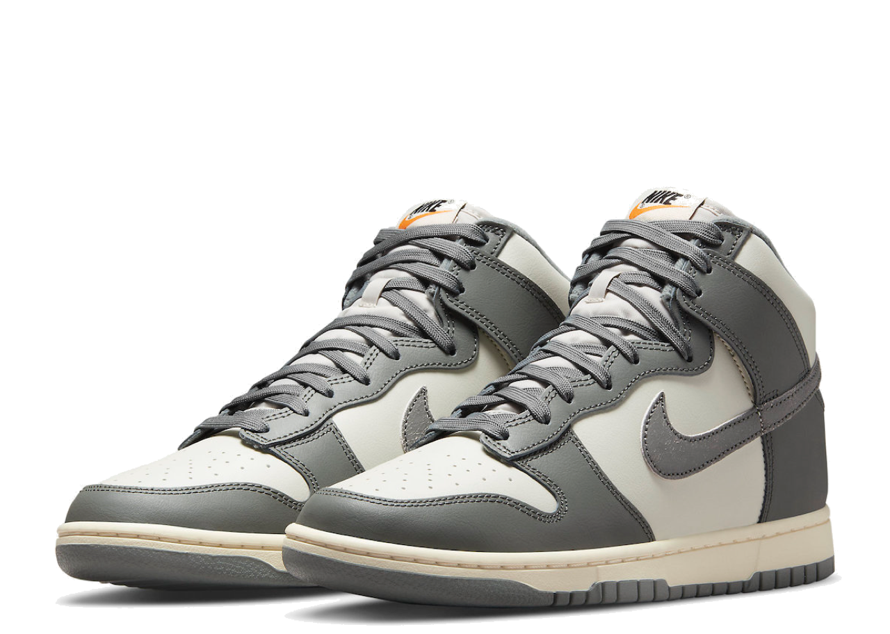 Nike Dunk High Vintage Light Bone Grey - photo 2