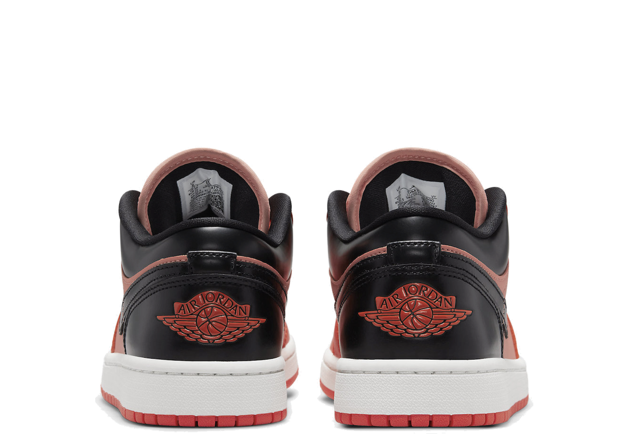 Air Jordan 1 Low Orange Black (Women's) - photo 3