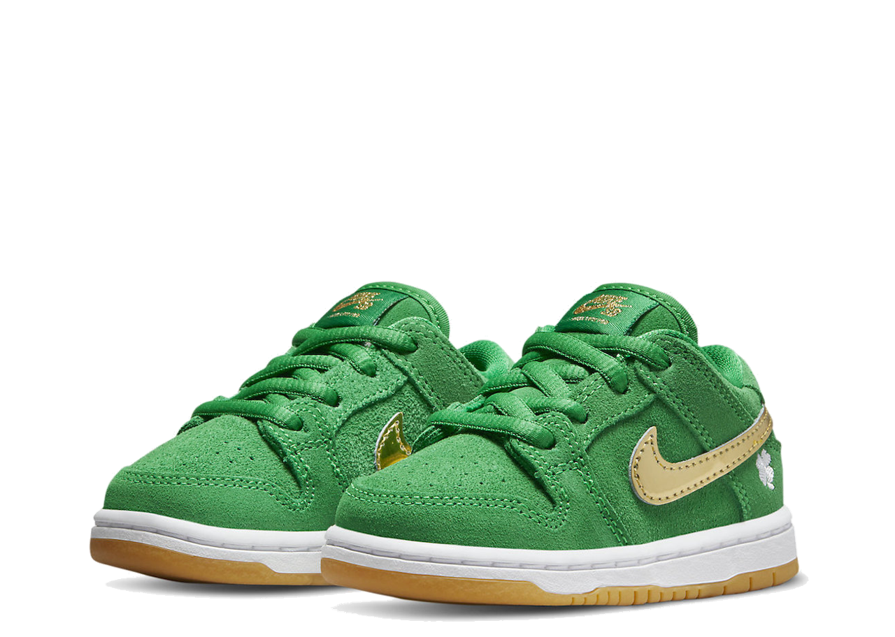 Nike SB Dunk Low Pro St. Patrick's Day (Toddler) (2022) - photo 2