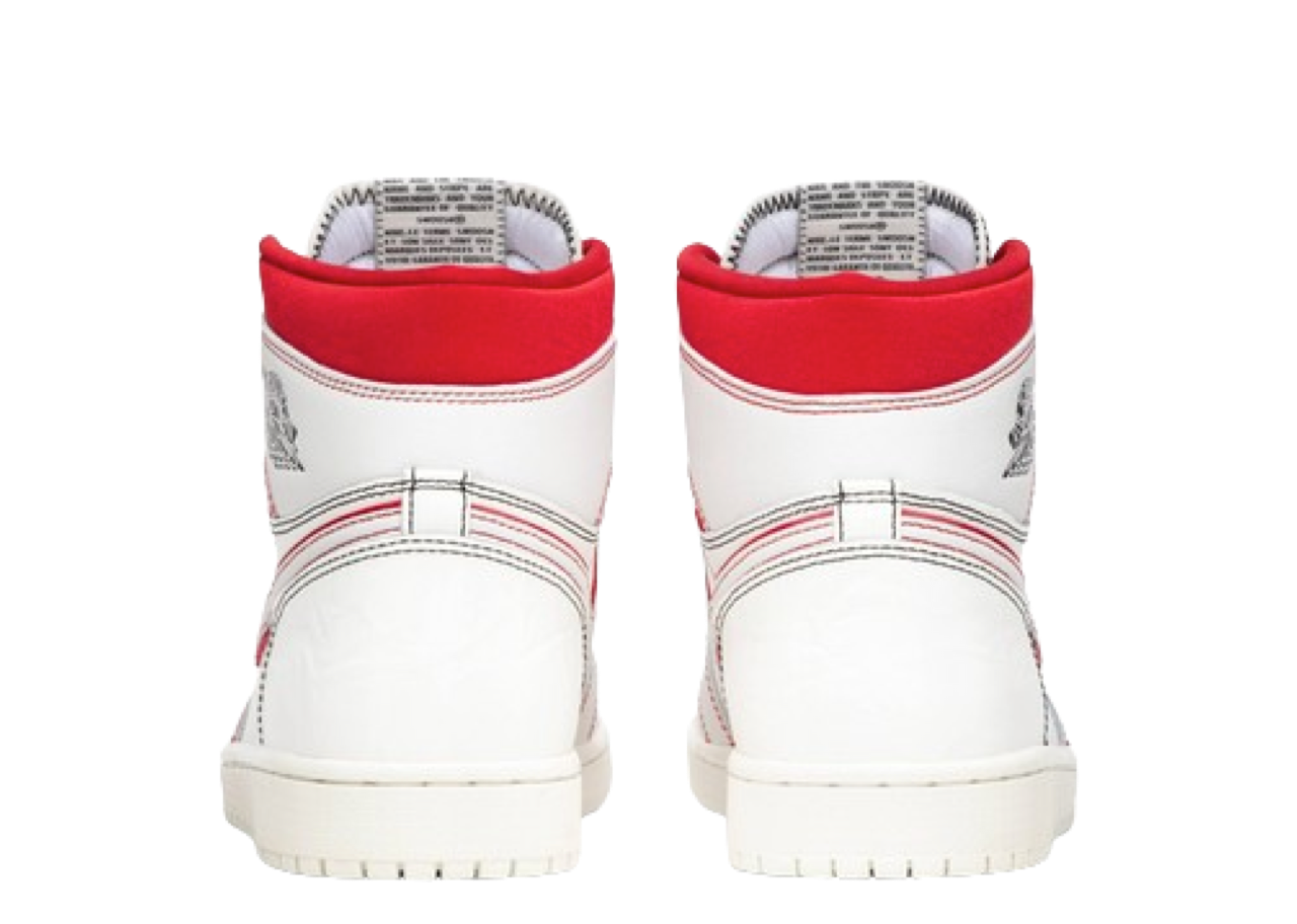 Air Jordan 1 Retro High Phantom Gym Red - photo 3