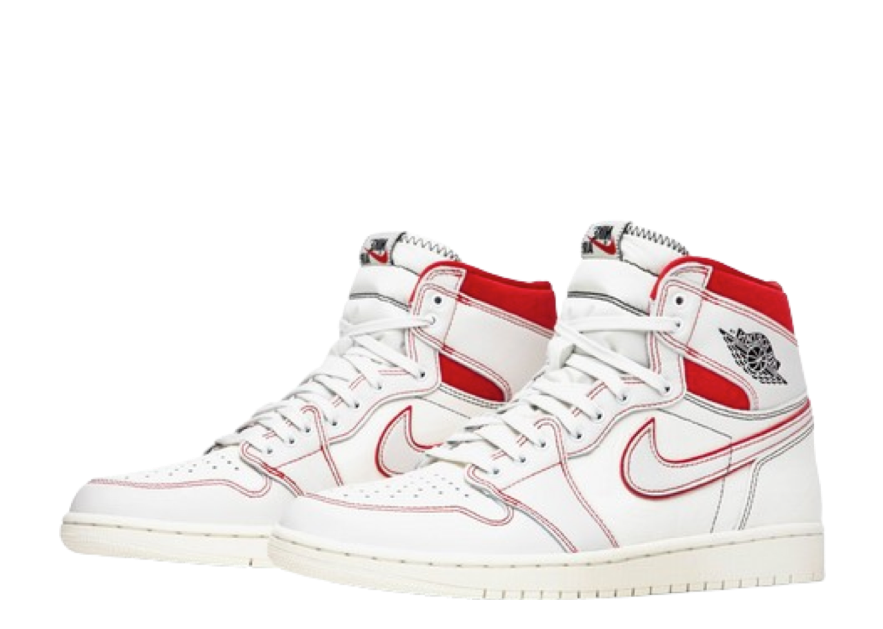 Air Jordan 1 Retro High Phantom Gym Red - photo 2