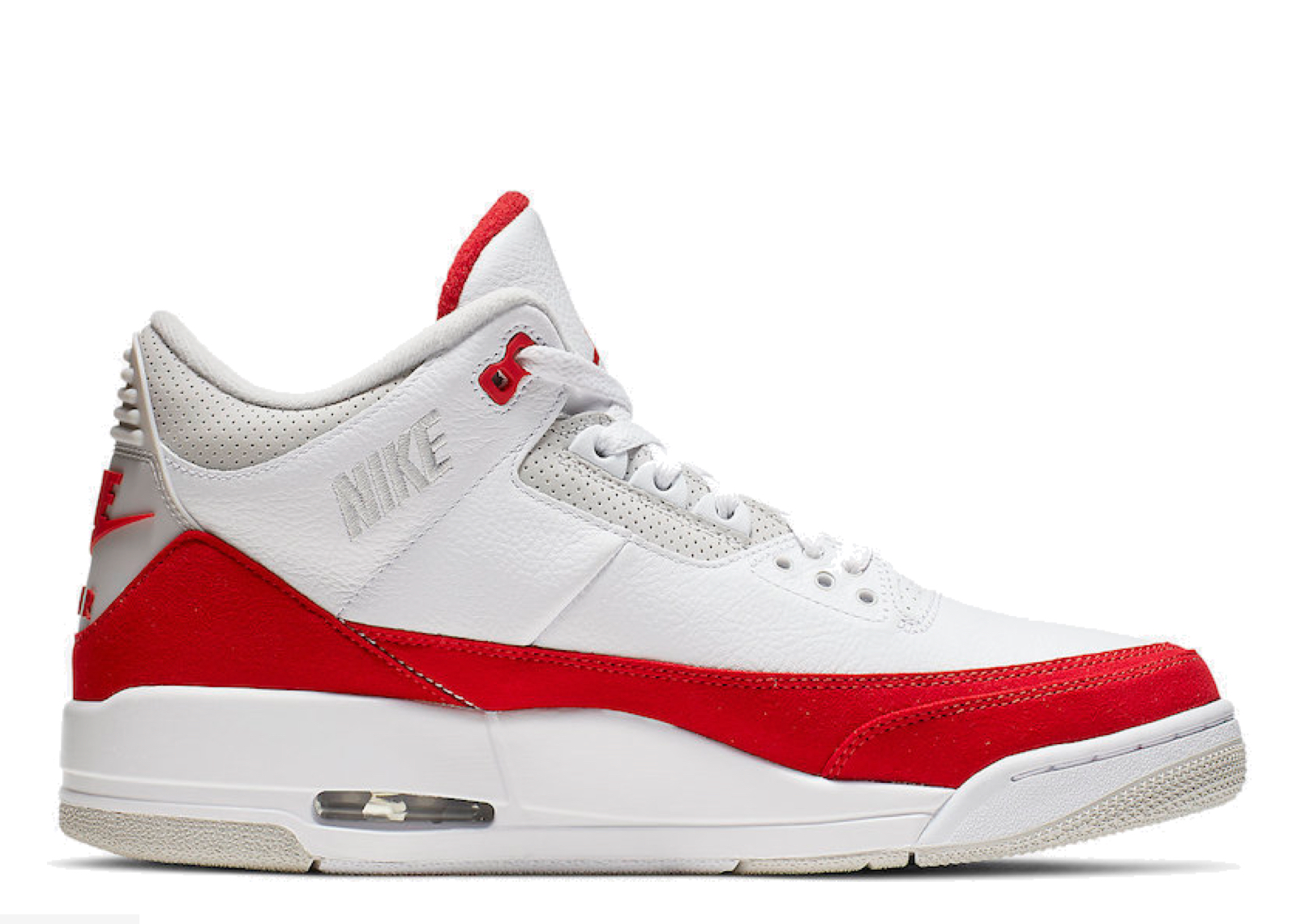 Jordan 3 Retro Tinker White University Red - photo 3