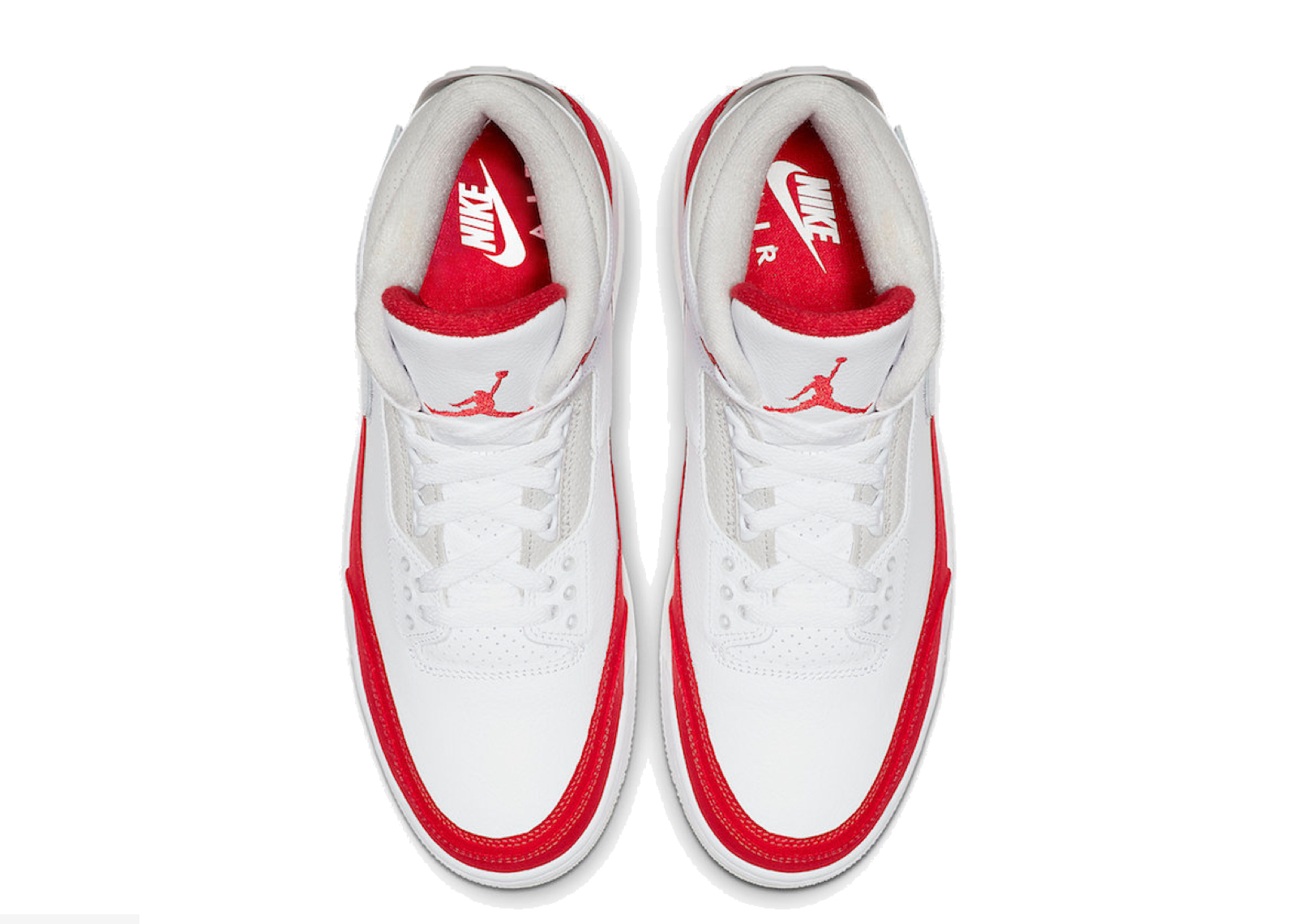 Jordan 3 Retro Tinker White University Red - photo 4