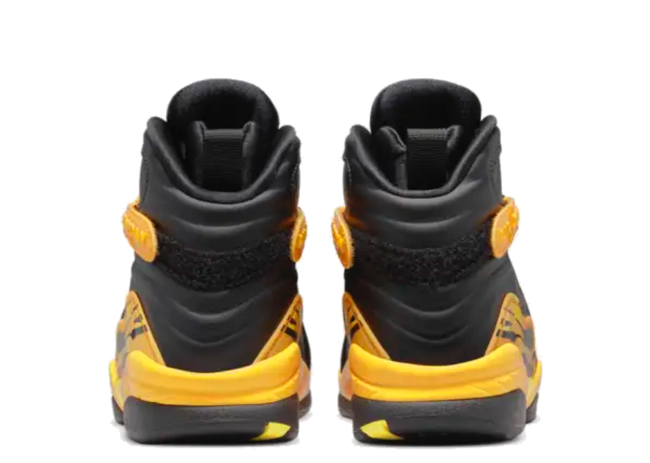 Jordan 8 Taxi Yellow and Black (Women's) - photo 3