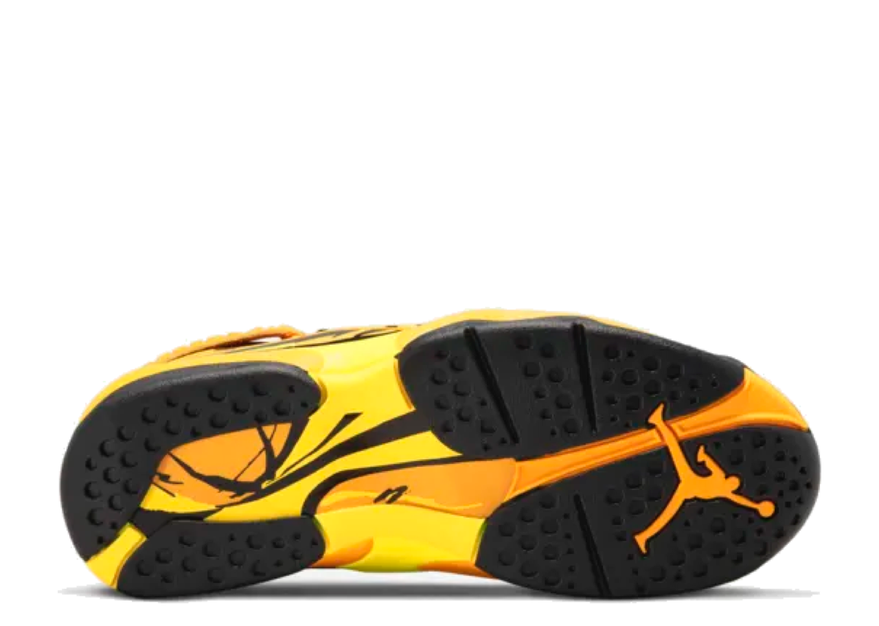 Jordan 8 Taxi Yellow and Black (Women's) - photo 4