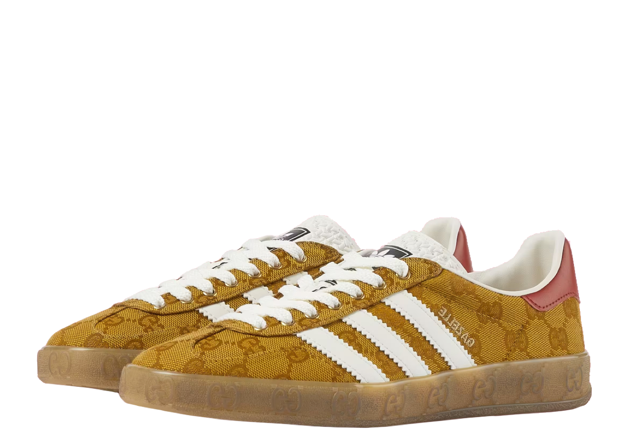 Adidas Gazelle Gucci Original GG Biege Brown (Women's) - photo 2