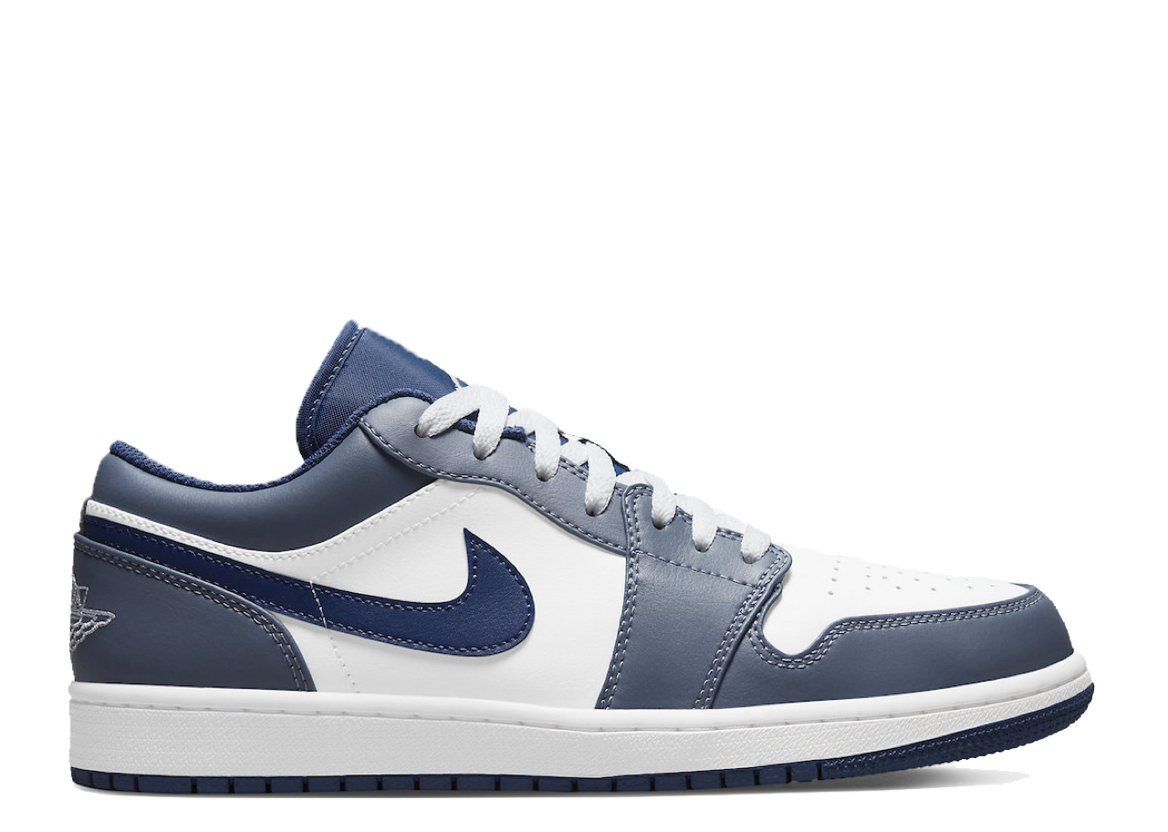 Air Jordan 1 Low Slate Blue Navy (Grade School)