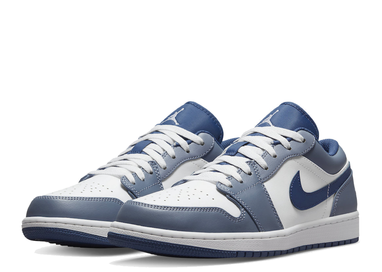 Air Jordan 1 Low Slate Blue Navy (Grade School) - photo 2