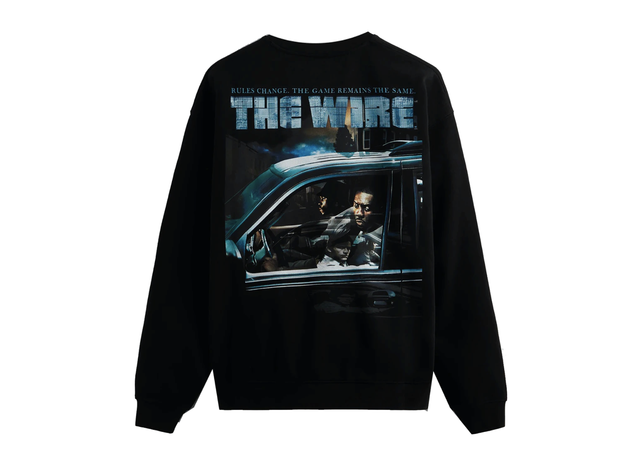 Kith The Wire Rules Change Vintage Crewneck Black