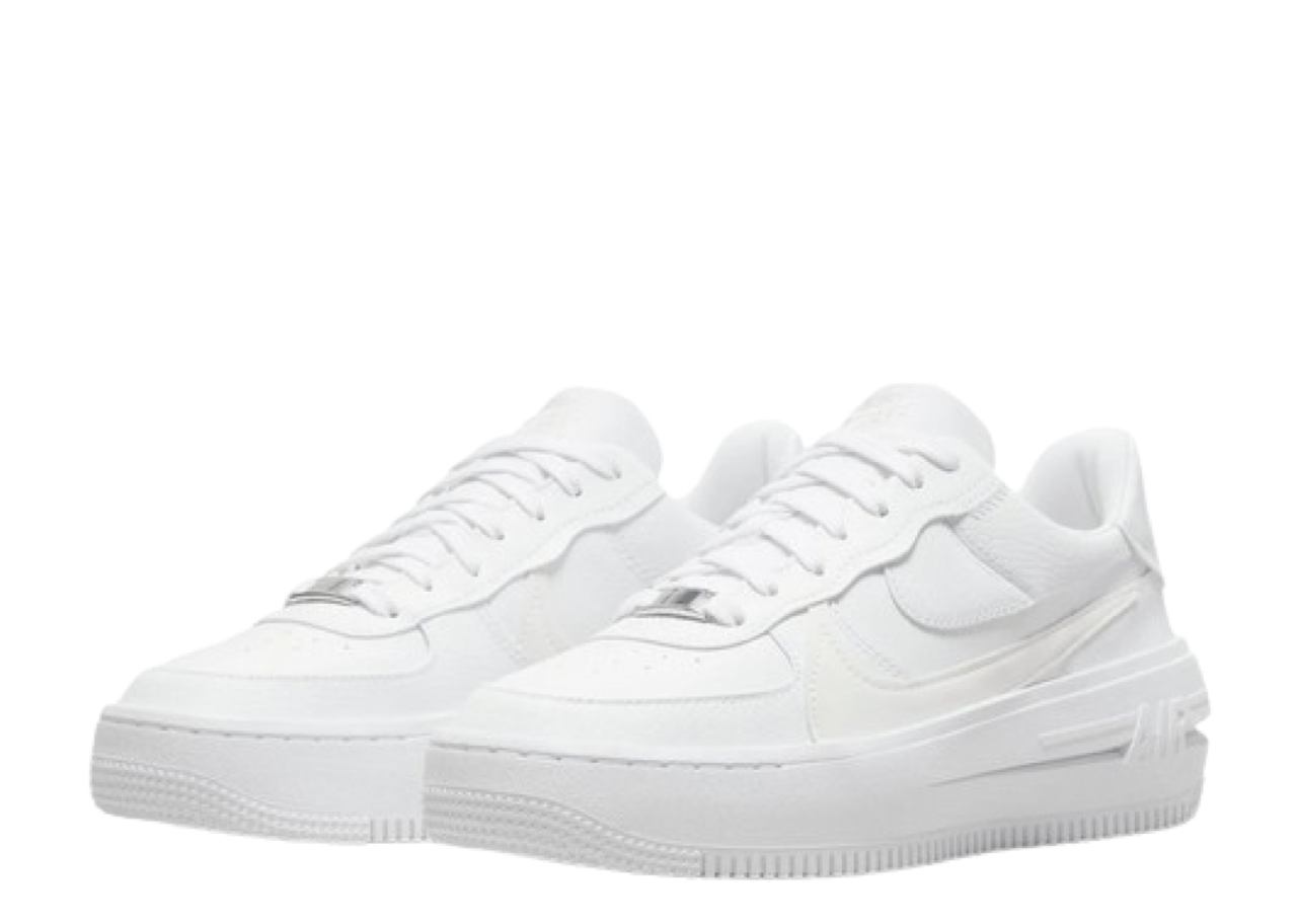 Nike Air Force 1 PLT.AF.ORM Triple White (Women's) - photo 2