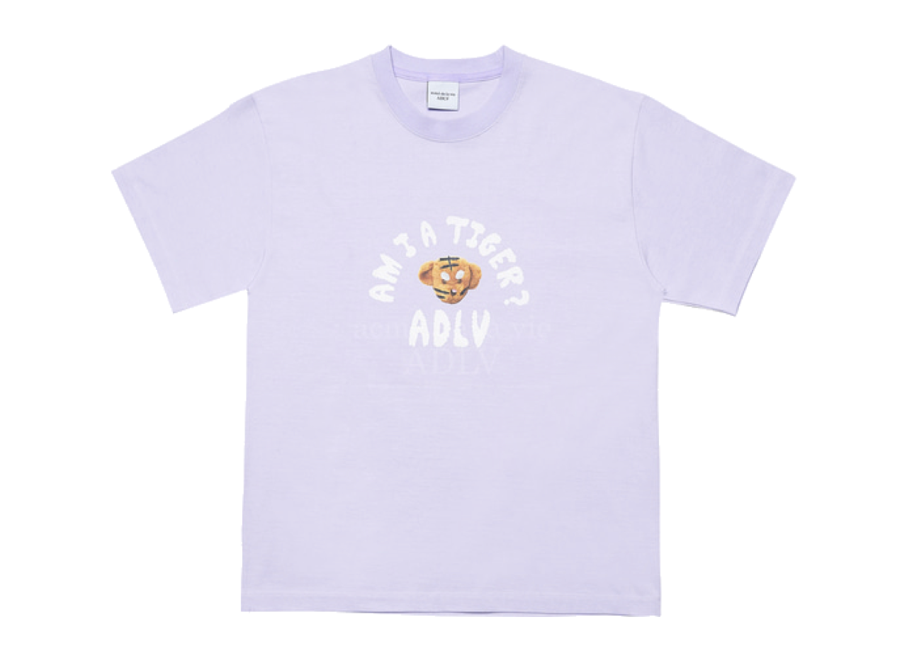 Acme De La Vie Tiger Teddy Bear Doll Short Sleeve T-Shirt Light Purple - photo 2