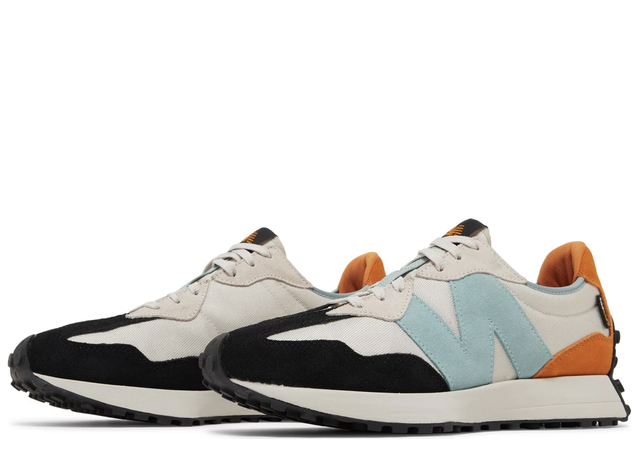 New Balance 327 Cordura Moonbeam Madras Orange - photo 2