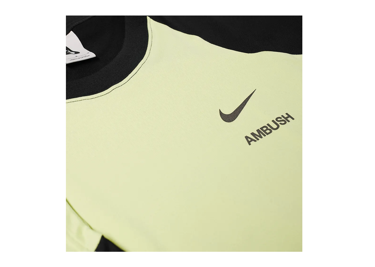 Nike x Ambush T-shirt Ghost Green Black - photo 3