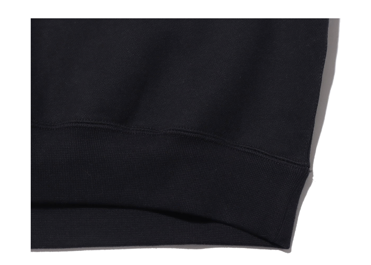 NikeLab Fleece Crew Black White - photo 5