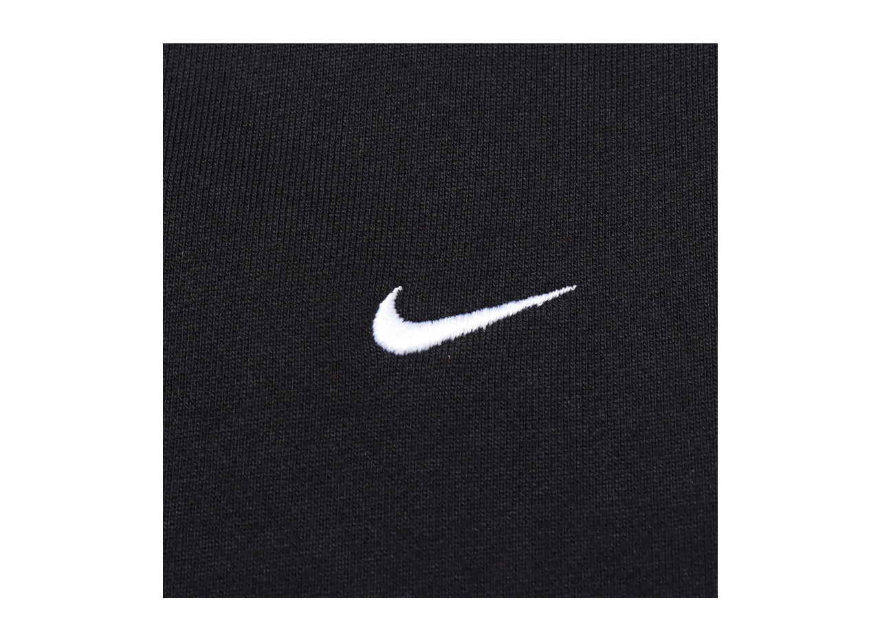 NikeLab Fleece Crew Black White - photo 4