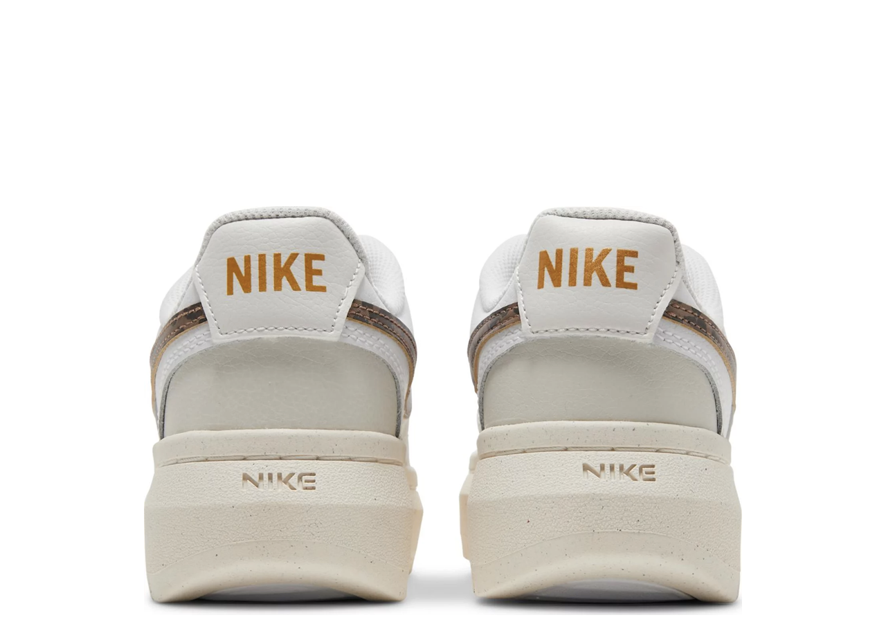 Nike Court Vision Alta Low White Light Bone Sail Archaeo Brown (Women's) - photo 3
