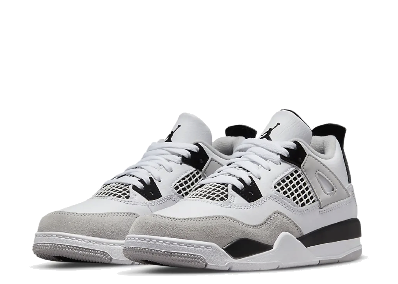 Jordan 4 Retro Military Black (Pre-School) - photo 2