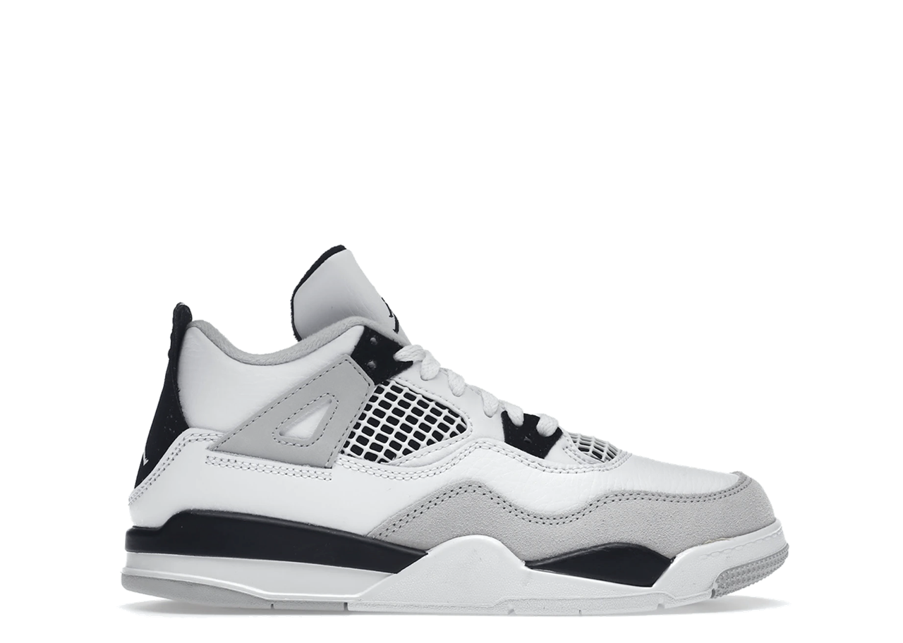 Jordan 4 Retro Military Black (Pre-School)