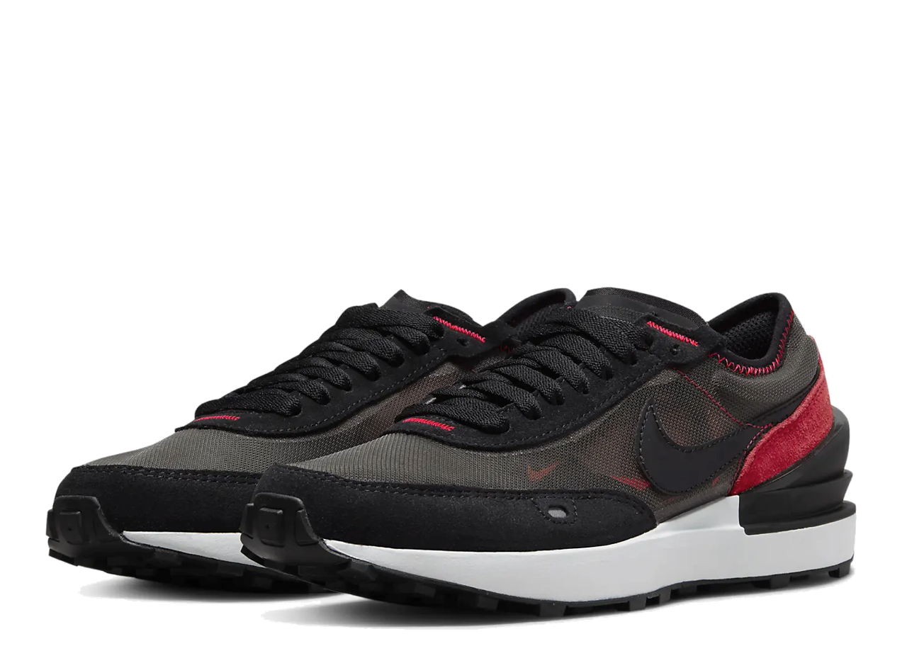 Nike Waffle One Flet Pewter Siren Red (Grade School) - photo 2