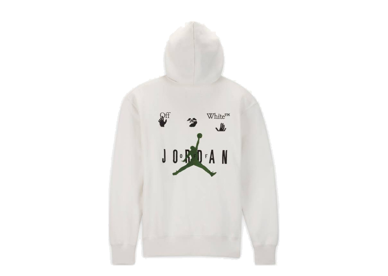Off-White x Jordan Hoodie White (Asia Sizing)