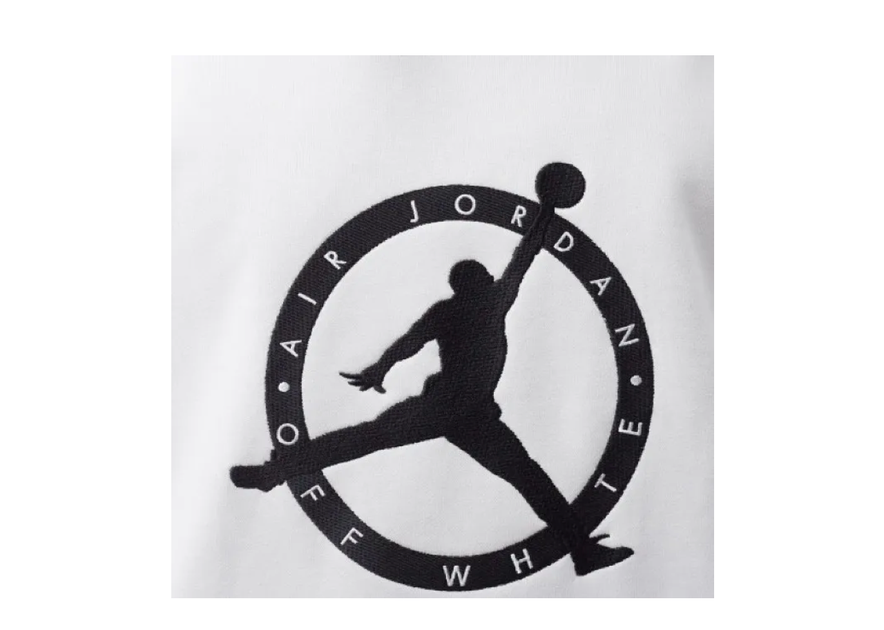 Off-White x Jordan Hoodie White (Asia Sizing) - photo 4