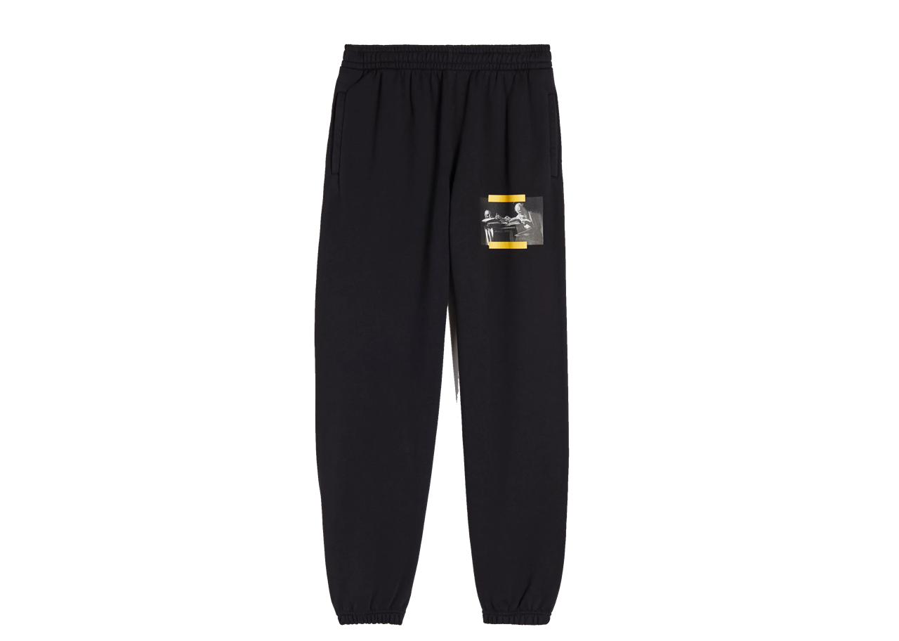 OFF-WHITE Caravaggio Painting Sweatpants Black