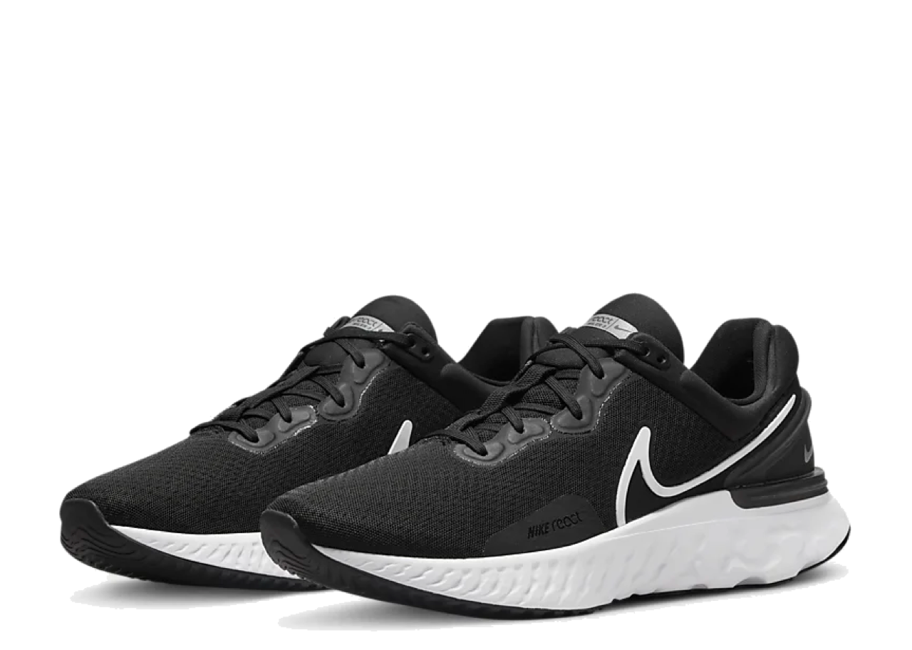 Nike React Miler 3 Black White - photo 2
