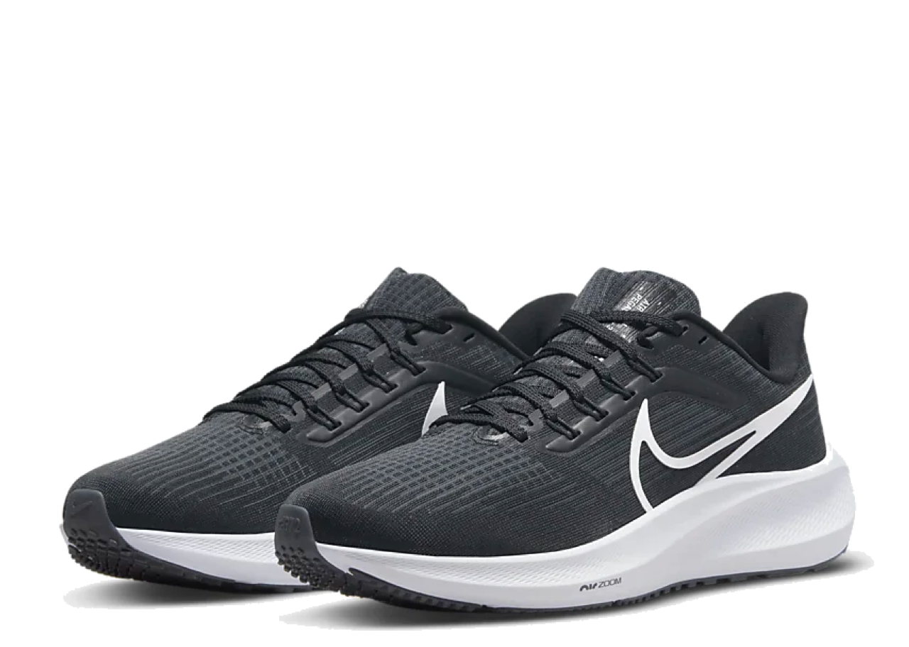 Nike Air Zoom Pegasus 39 Black White (Women's) - photo 2
