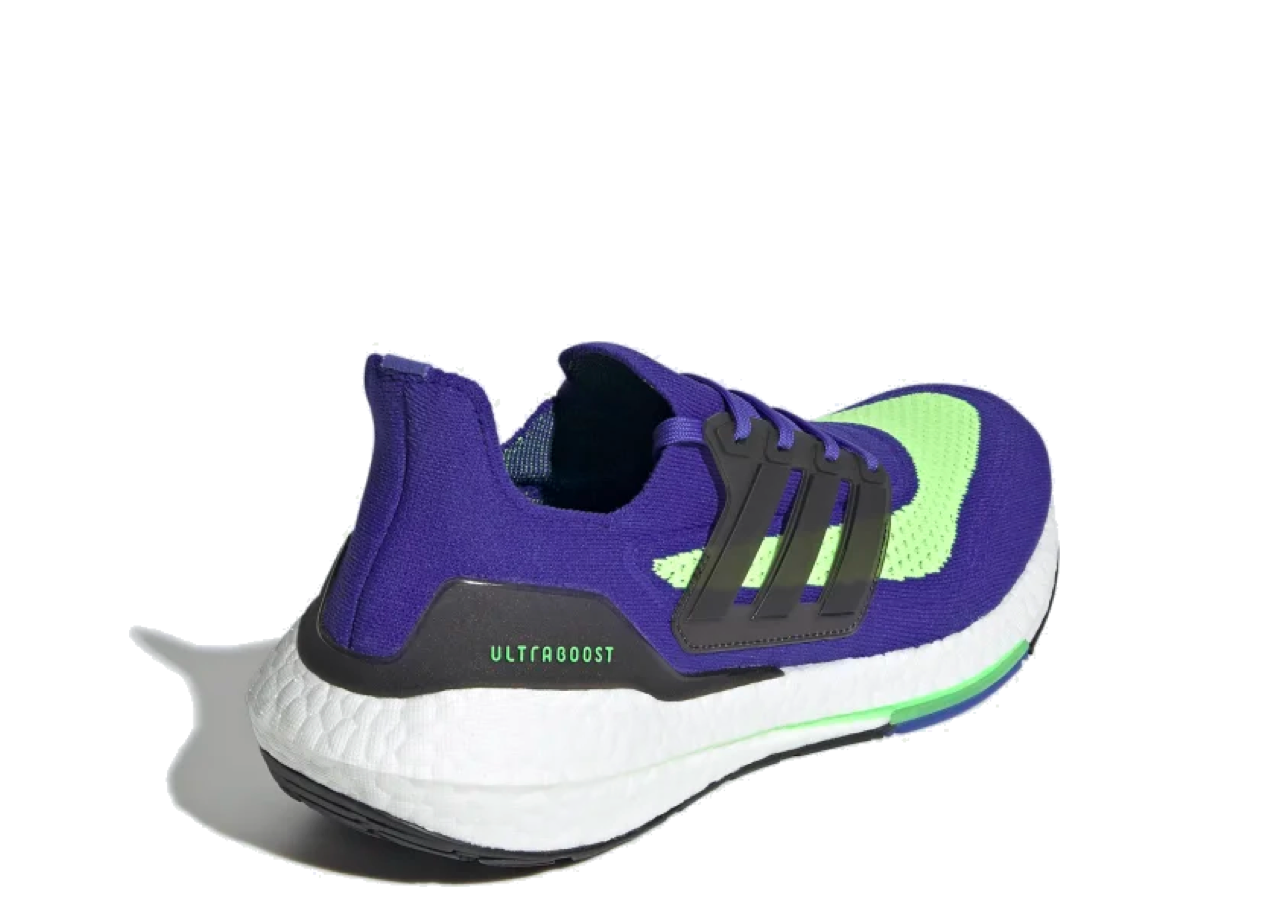Adidas Ultra Boost 21 Sonic Ink Screaming Green - photo 3