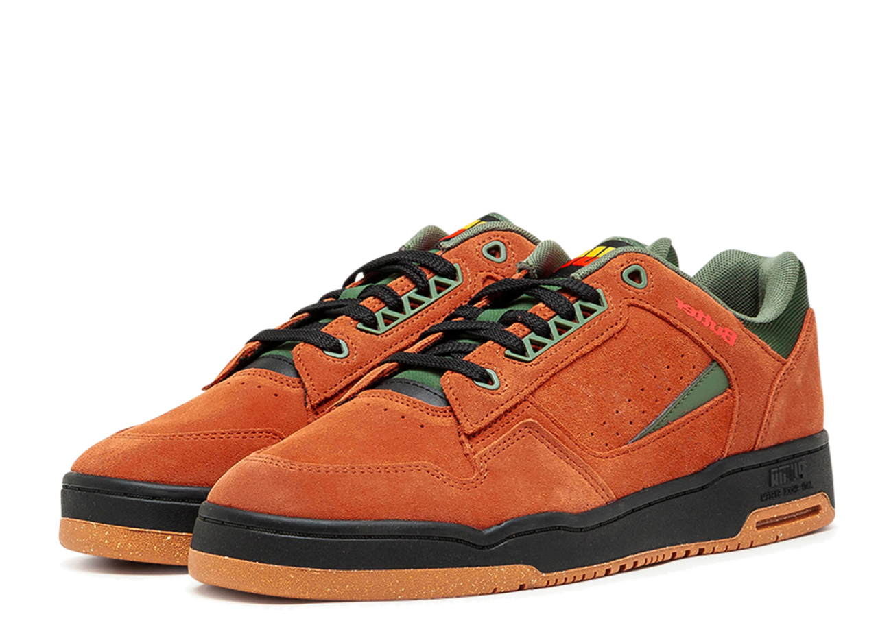 Puma X Butter Goods Slipstream Lo Brown Green - photo 2