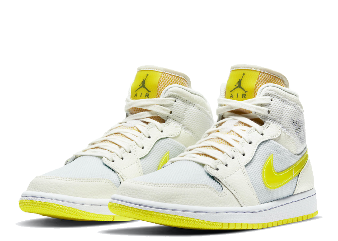 Air Jordan 1 Mid SE Voltage Yellow (Women's) - photo 2