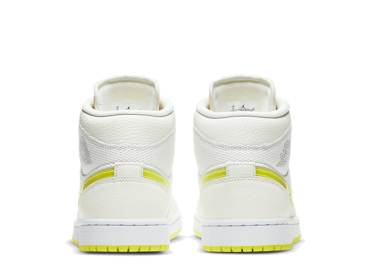 Air Jordan 1 Mid SE Voltage Yellow (Women's) - photo 3