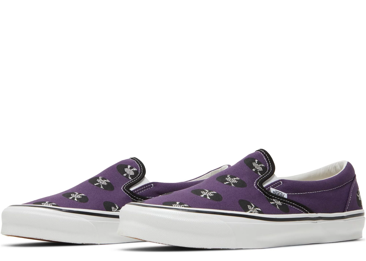 Vans Vault OG Classic Slip-On Wacko Maria Purple Records - photo 2