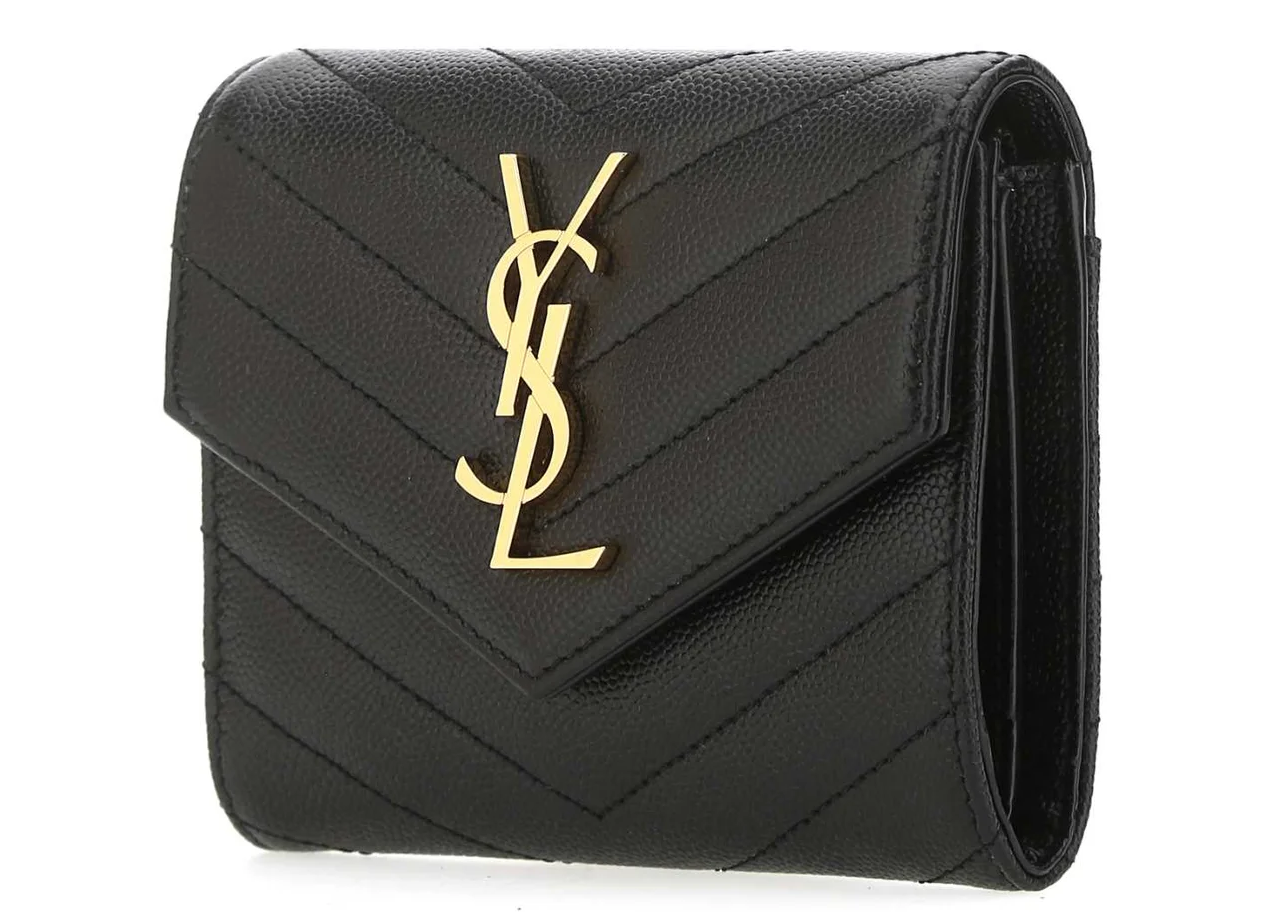 Saint Laurent Monogram Compact Trifold Wallet - photo 2