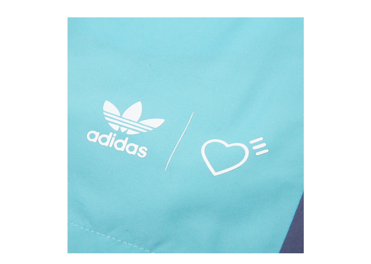 Adidas x Human Made Wind Shorts Aqua - photo 3