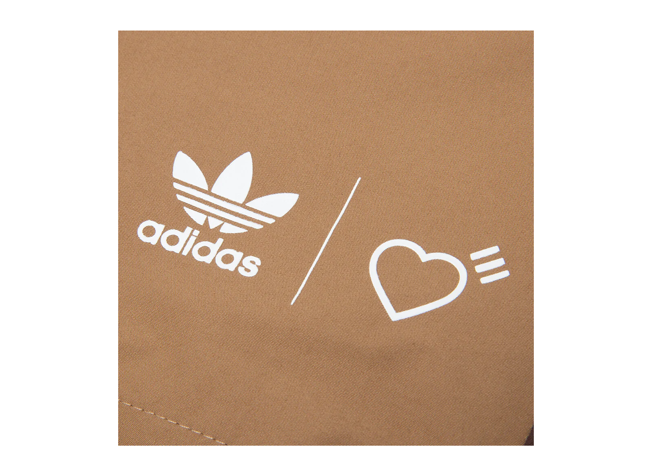 Adidas X Human Made Wind Shorts Brown - photo 3