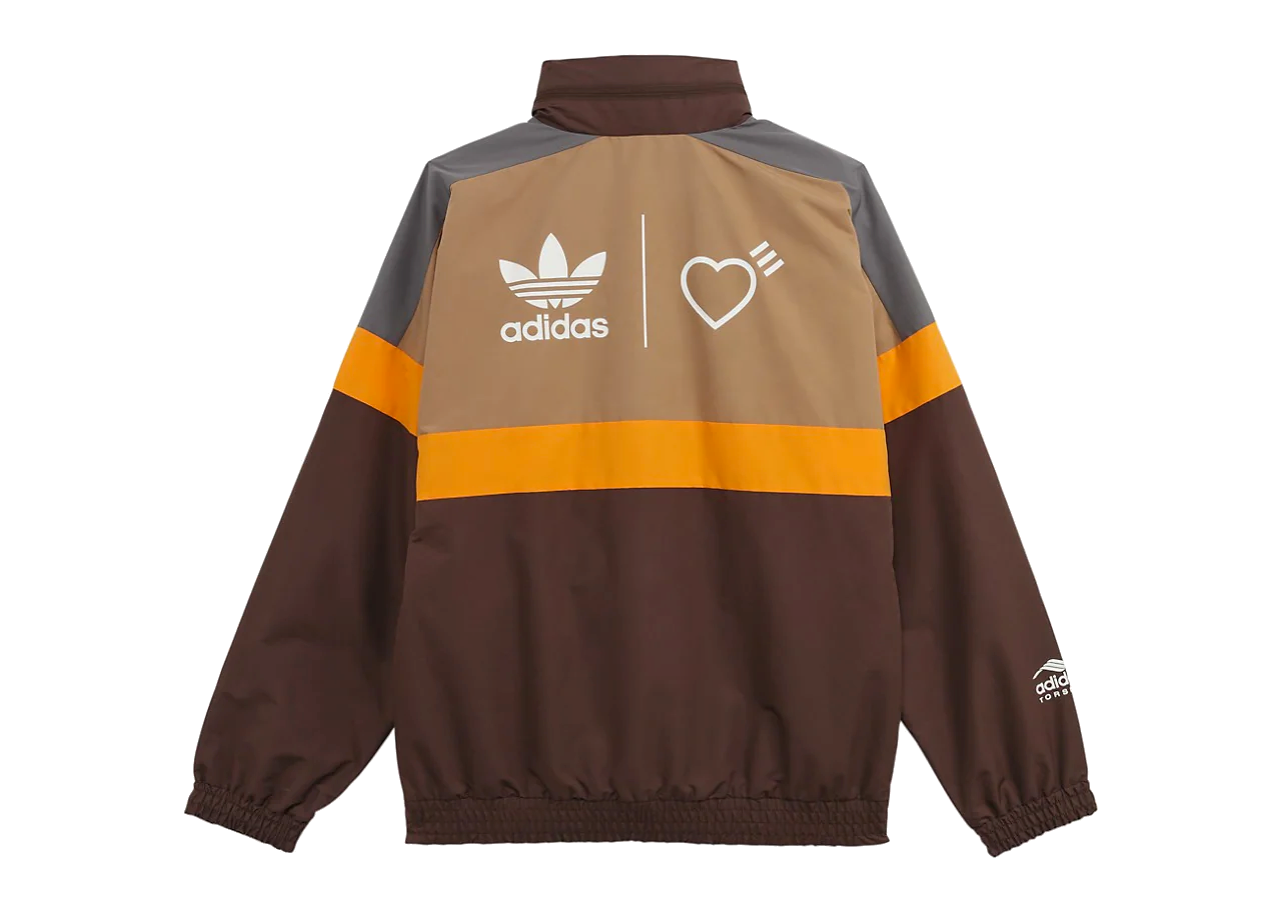Adidas X Human Made Windbreaker Jacket Brown - photo 2