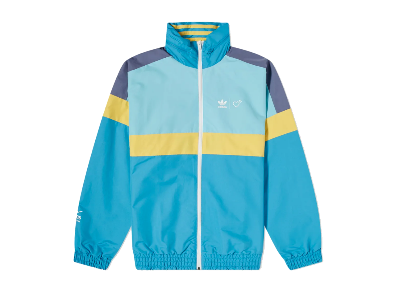 adidas X Human Made Windbreaker Jacket Aqua