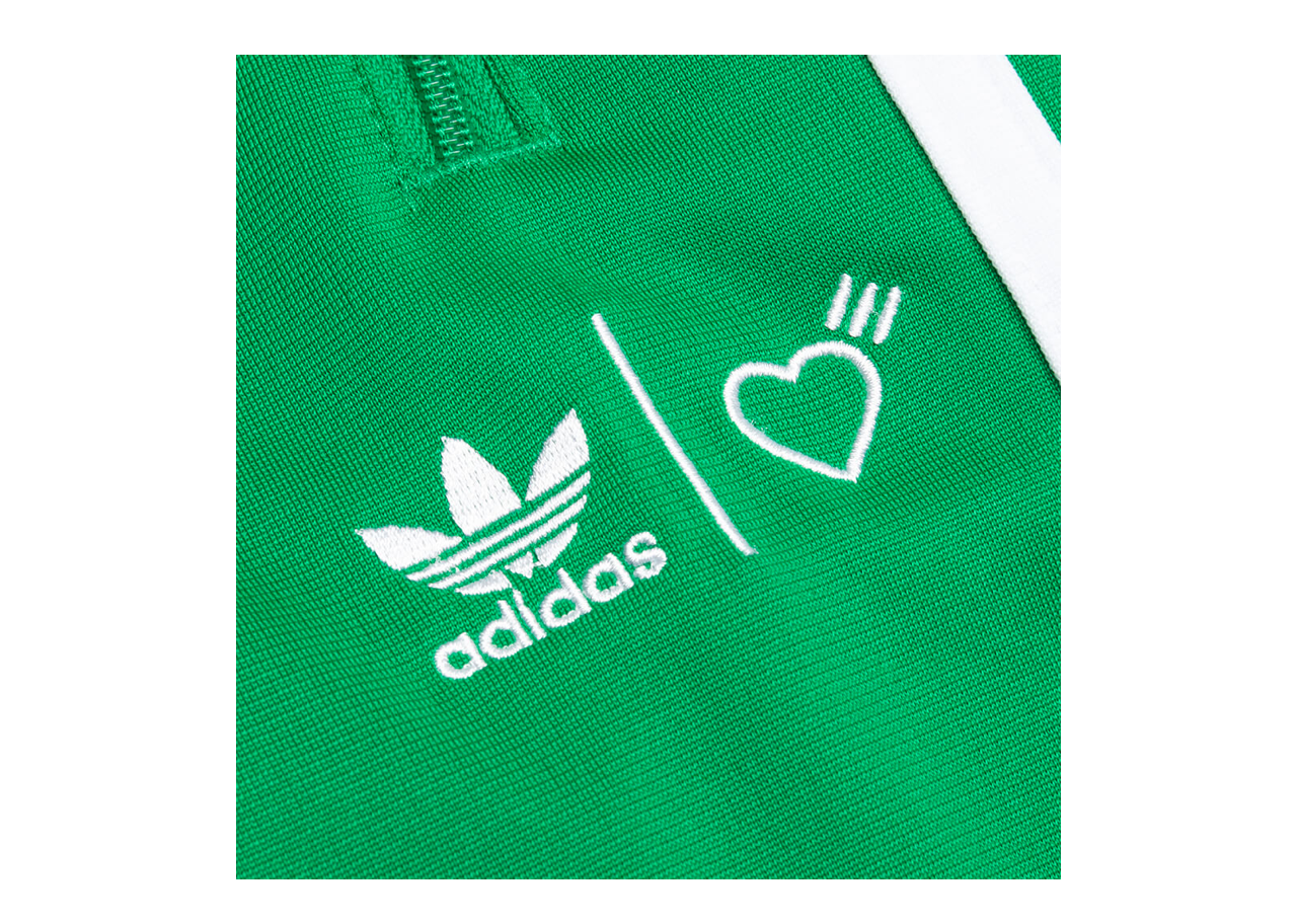 adidas x Human Made Firebird Track Pants Green - photo 3