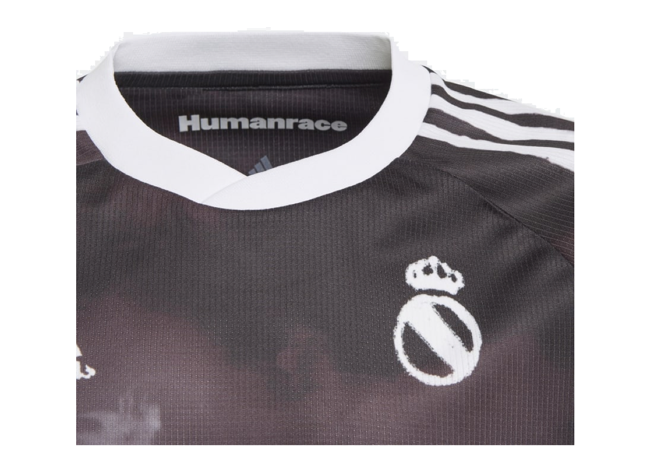 adidas Real Madrid Human Race Jersey Black White - photo 3