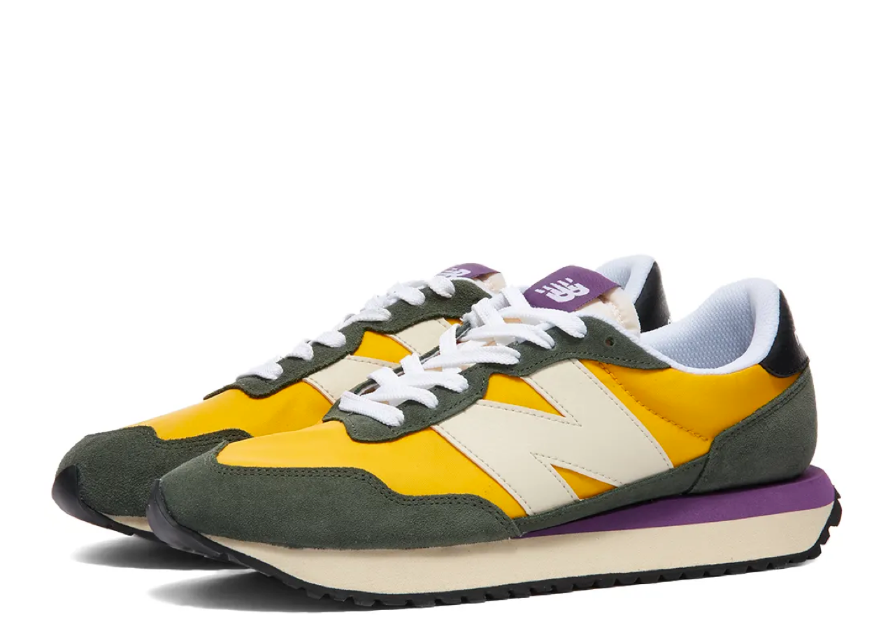 New Balance 237 Heritage Green Yellow (Women's) - photo 2